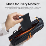 ULANZI YY08 Sling Bag Everyday Shoulder Bag for DJI Osmo Pocket 3/GoPro/Insta360 Action Cameras, Vlog Photography Crossbody Portable Bag Small Camera Case w Detachable Strap, 2L, Gray