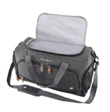 Ultimate Gym Bag 2.0: The Durable Crowdsource Designed Duffel Bag with 10 Optimal Compartments Including Water Resistant Pouch (Charcoal, Medium (20")) (Charcoal)