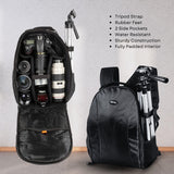 Ultimaxx Professional Dynamic Durable Ultra - Lightweight Water - Resistant Backpack Specifically Designed for Nikon, Canon, Sony, Olympus, and Panasonic DSLRs Cameras & Camcorders