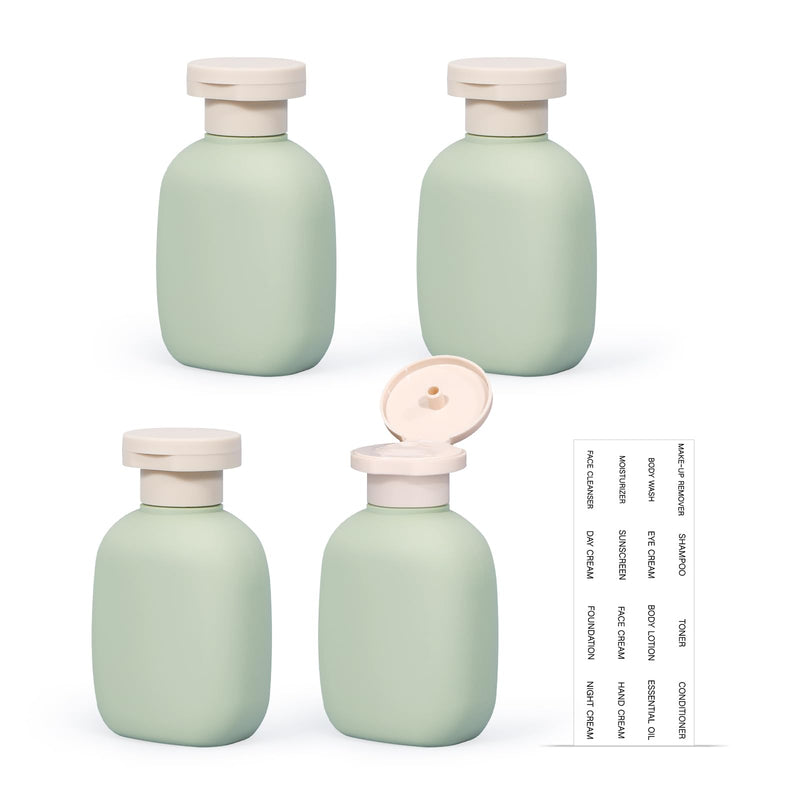 UMETASS 3.4 oz Small Plastic Travel Shampoo Bottles, Empty Plastic Squeeze Bottles with Flip Cap for Toiletries, Leakage-proof Travel | Backpacks4Less