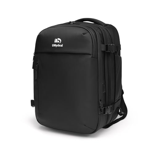 UMydeal Rolling Vacuum Backpack, Travel Compression Suitcase with Hinomoto Wheels, USB C Ports, Anti-Theft Lock, 70L Expandable | Backpacks4Less