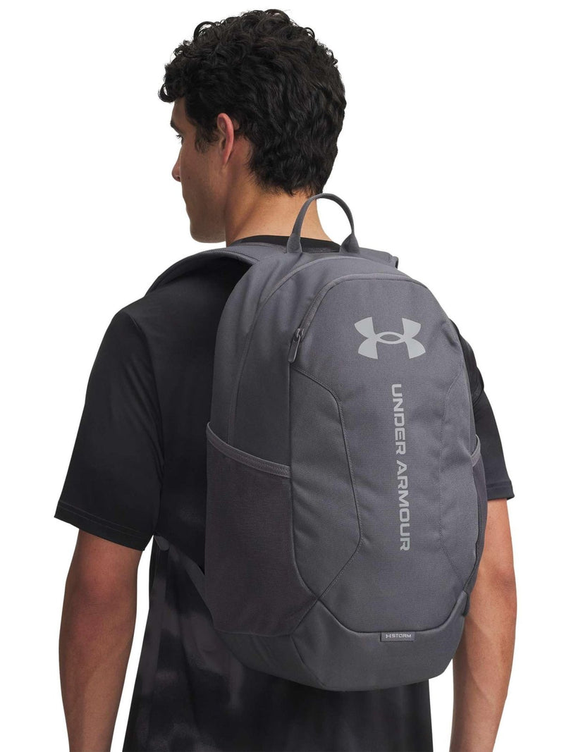 Under Armour Men's 26.5L Hustle Lite Backpack, Black/Castlerock