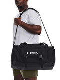 Under Armour UA Gametime Duffle SM Unisex Sports Bag, Black/White, One Size, Black/White, Tek Beden, Training