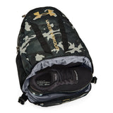 Under Armour Unisex - Adult Hustle 5.0 Backpack , Black (007)/Metallic Gold , One Size Fits All