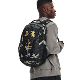 Under Armour Unisex - Adult Hustle 5.0 Backpack , Black (007)/Metallic Gold , One Size Fits All
