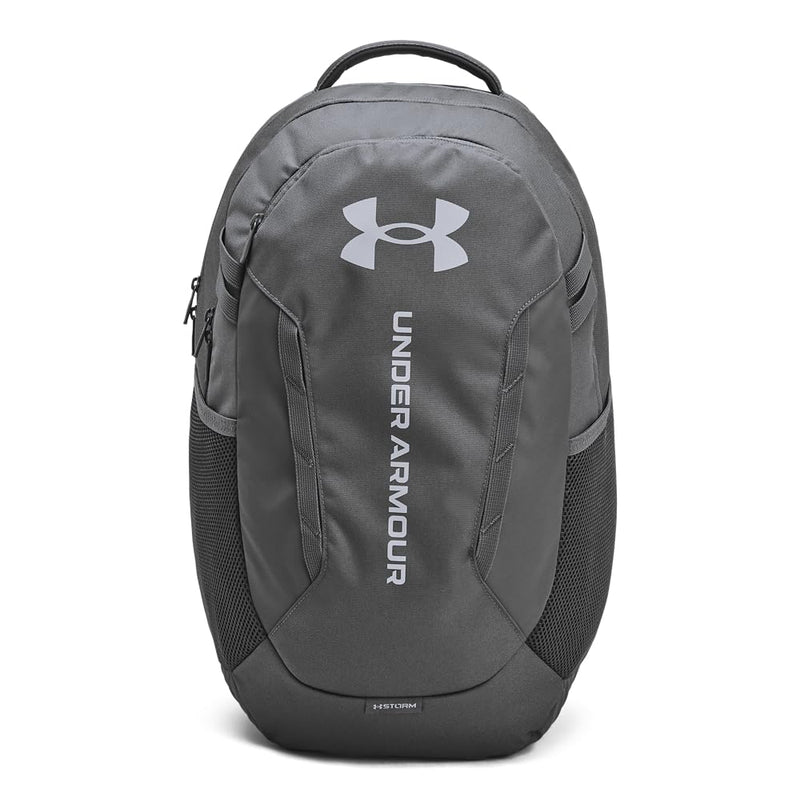 Under Armour Unisex - Adult Hustle 6.0 Backpack, (025) Castlerock / / Steel, One Size Fits Most