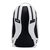 Under Armour Unisex - Adult Hustle 6.0 Backpack, (100) White/White/Black, One Size Fits Most