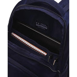 Under Armour Unisex-Adult Hustle 6.0 Backpack, (412) Midnight Navy/Midnight Navy/White, One Size Fits Most