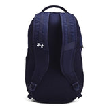 Under Armour Unisex-Adult Hustle 6.0 Backpack, (412) Midnight Navy/Midnight Navy/White, One Size Fits Most