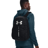 Under Armour Unisex - Adult Hustle Sport Backpack, Black (001)/Silver, One Size Fits All