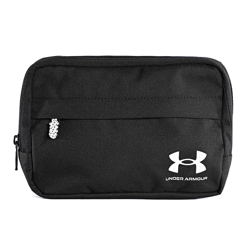 Under Armour Unisex - Adult Loudon Crossbody Waist Bag, (001) Black/Black/White, One Size Fits Most
