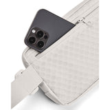Under Armour Unisex - Adult Loudon Crossbody Waist Bag, (114) White Clay / / Metallic Gold, One Size Fits Most