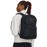 Under Armour unisex - adult Loudon Lite Backpack, (002) Black/Black/Jet Gray, One Size