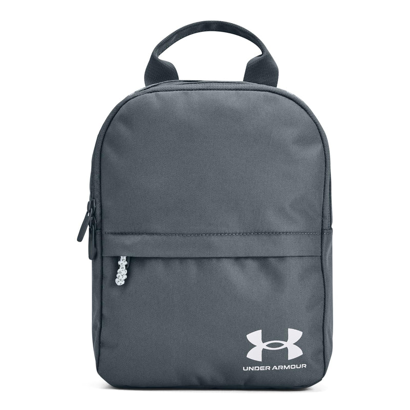 Under Armour unisex - adult Loudon Mini Backpack, (002) Gravel / / White, One Size