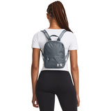 Under Armour unisex - adult Loudon Mini Backpack, (002) Gravel / / White, One Size