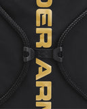 Under Armour Unisex - Adult Ozsee Sackpack , Black (010)/Metallic Gold , One Size Fits All