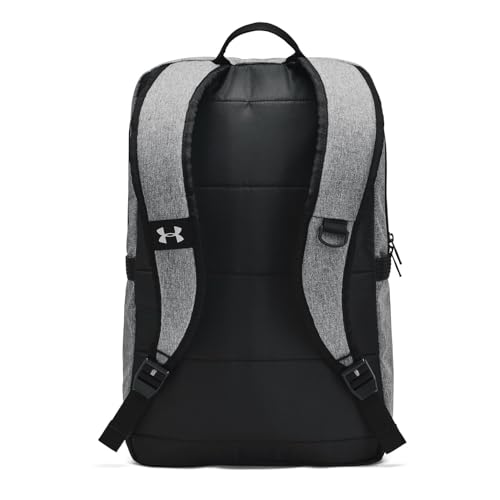 Under Armour unisex-adult Ua Triumph Campus Bp Backpack, Castlerock Full Heather/Black/Black, One Size, Backpack