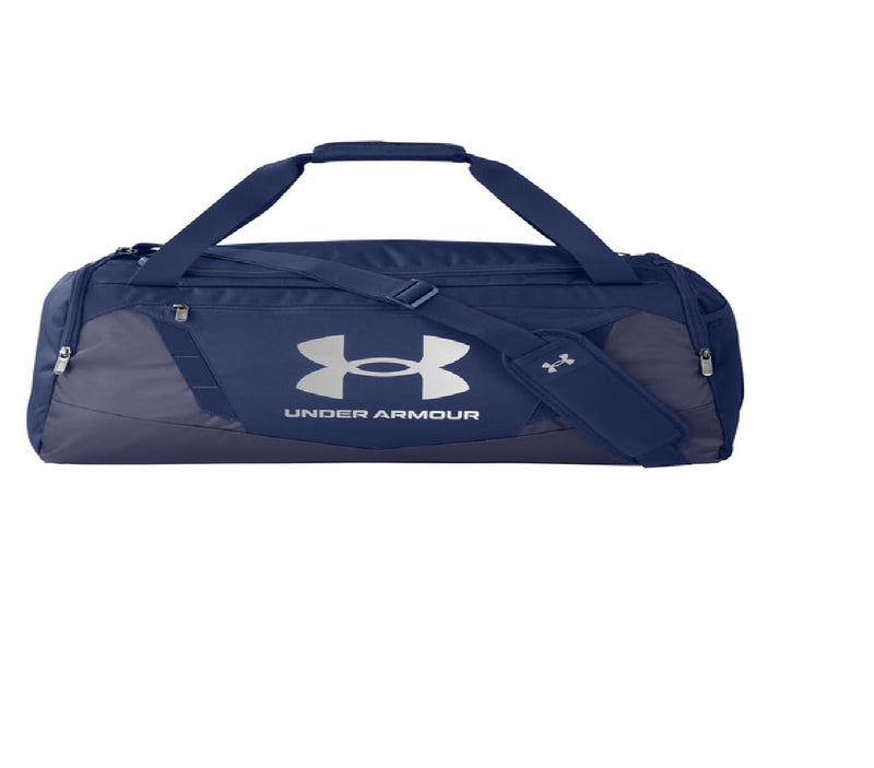 Under Armour Unisex - Adult Undeniable 5.0 Duffle, (013) Pitch Gray/Midnight Navy/White, One Size Fits Most