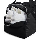 Under Armour unisex - adult Undeniable 5.0 Duffle - Large, Black (001)/Metallic Silver, One Size Fits Most