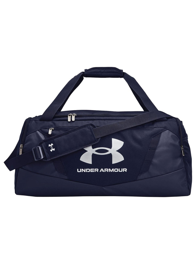Under Armour Unisex - Adult Undeniable 5.0 Duffle, Midnight Navy (410)/Metallic Silver, Medium