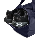 Under Armour Unisex - Adult Undeniable 5.0 Duffle, Midnight Navy (410)/Metallic Silver, Small