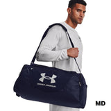 Under Armour Unisex - Adult Undeniable 5.0 Duffle, Midnight Navy (410)/Metallic Silver, Small