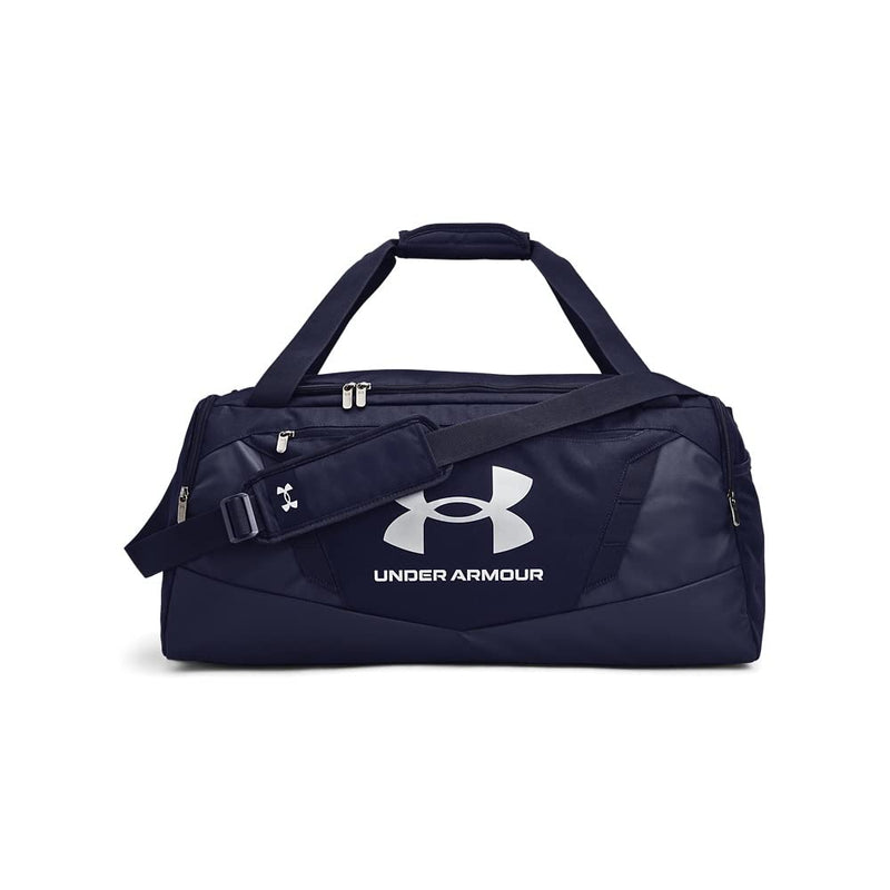 Under Armour Unisex - Adult Undeniable 5.0 Duffle, Midnight Navy (410)/Metallic Silver, Small