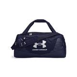 Under Armour Unisex-Adult Undeniable 5.0 Duffle, Midnight Navy (410)/Metallic Silver, Small