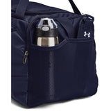 Under Armour Unisex - Adult Undeniable 5.0 Duffle, Midnight Navy (410)/Metallic Silver, Small