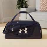 Under Armour Unisex - Adult Undeniable 5.0 Duffle, Midnight Navy (410)/Metallic Silver, Small