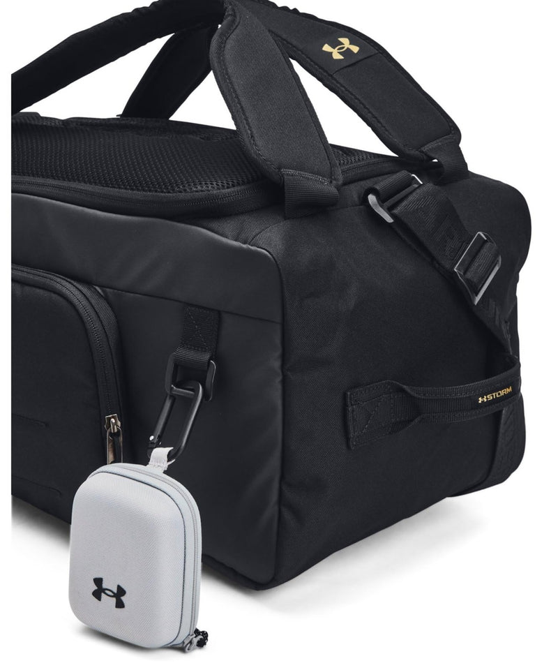 Under Armour Unisex Contain Duo Duff MD, Black/Gold, Small, Holdalls