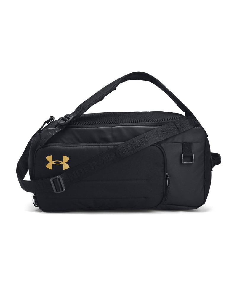 Under Armour Unisex Contain Duo Duff MD, Black/Gold, Small, Holdalls