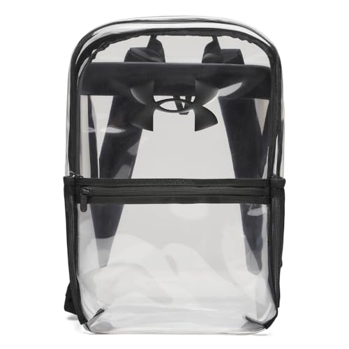 Under Armour Unisex Essential Clear Backpack, (960) Clear / / Black, One Size Fits Most