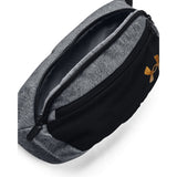 Under Armour unisex Flex Waist Bag, Pitch Gray (012)/White, One Size Fits All