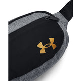 Under Armour unisex Flex Waist Bag, Pitch Gray (012)/White, One Size Fits All
