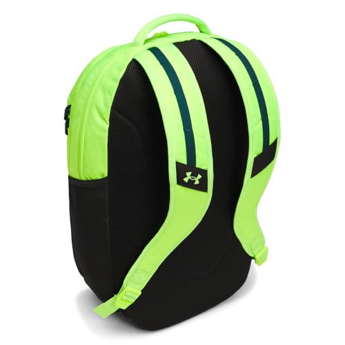 Under Armour Unisex Hustle 6.0 Backpack, (389) Hyper Green/Black/Arden Green, One Size Fits Most