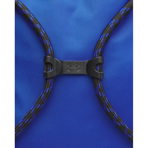 Under Armour Unisex Hustle Sackpack, (400) Royal/Black/Metallic Silver, One Size Fits Most