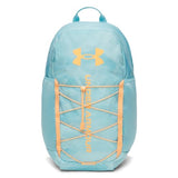 Under Armour Unisex Hustle Sport 6.0 Backpack, (425) Blue Haze/Blue Haze/Orange Bloc, One Size Fits Most