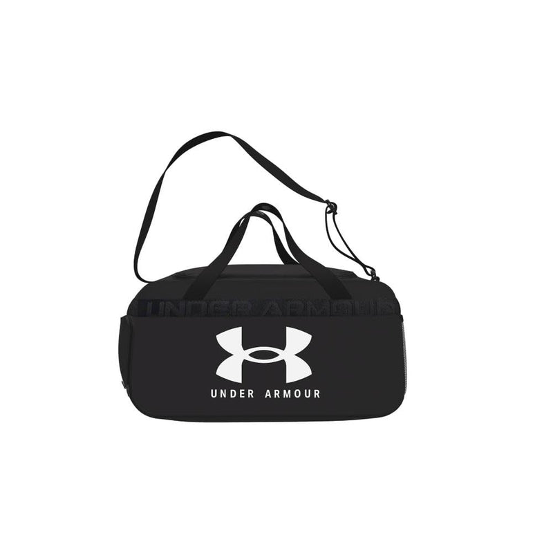 Under Armour Unisex Loudon Duffle, Black (001)/White, X - Small