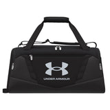 UNDER ARMOUR Unisex Sports Bag Shoulder Bag Travel Bag Undeniable 5.0 Duffle, Colour: Black, Item:-001 Black/Silver, -001 black / silver
