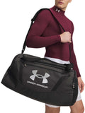 Under Armour Unisex Undeniable 5.0 Duffle, (011) Black Medium Heather/Black/Metallic Silver, Medium
