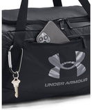Under Armour Unisex Undeniable Packable Duffle 5.0, (001) Black / / Metallic Gun Metal, X-Small
