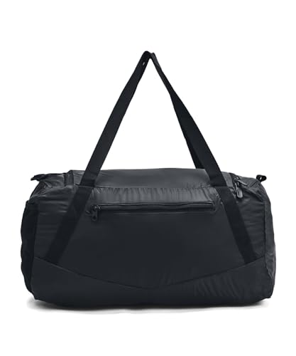 Under Armour Unisex Undeniable Packable Duffle 5.0, (001) Black / / Metallic Gun Metal, X-Small