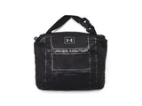 Under Armour Womens Studio Packable Tote Bag, (001) Black / / Metallic Gun Metal, One Size Fits Most