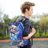 UNIKER Cool Adult Backpack Casual,Fashion Backpack X Eyes DJ,Hip Hop Casual Daypack,Designer Laptop Backpack for 15.6 Inch Laptop, Mochila