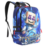 UNIKER Cool Adult Backpack Casual,Fashion Backpack X Eyes DJ,Hip Hop Casual Daypack,Designer Laptop Backpack for 15.6 Inch Laptop, Mochila