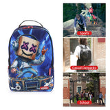 UNIKER Cool Adult Backpack Casual,Fashion Backpack X Eyes DJ,Hip Hop Casual Daypack,Designer Laptop Backpack for 15.6 Inch Laptop, Mochila