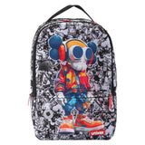 UNIKER Graffiti Backpack,Gamer Backpack,Casual Daypack,Designer Laptop Backpack for 15.6 Inch Laptop,Travel Backpack for Man Women,X Eyes