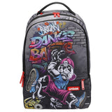 UNIKER Graffiti Laptop Backpack for 15.6 Inch Laptop Work Travel, Designer Daypack Edgy College Backpack Computer Bag,Panda Break Dancer Hiphop