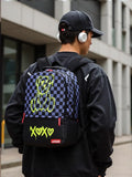 UNIKER Laptop Backpack for Boys,Graffiti Backpack for Men,Cartoon School Backpack,Designer Laptop Backpack for 15.6 Inch,Black Bear